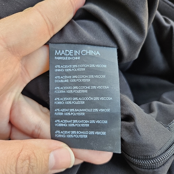 Club Monaco black wide leg jumpsuit with ruched bust size 6 - Picture 7 of 9